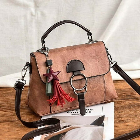 

QWZNDZGR Petrichor Star Pendant Women Handbags 2020 Vintage Female Totes Messenger Shoulder Bag Crossbody Handbag For Ladies Tassel bolsa