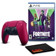 PS5 DualSense Wireless Controller (Cosmic Red) with Fortnite: The Last Laugh