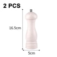 thumbnail image 2 of High quality oak salt and pepper grinders, adjustable coarseness, refillable, 2 of 5