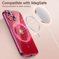 thumbnail image 5 of JETech Electroplated Case for iPhone 13 6.1-Inch, Camera Lens Full Protection, Compatible with MagSafe Wireless Charging, Shockproof Soft TPU Phone Cover (Rose Red), 5 of 7