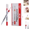 thumbnail image 1 of Marqueur à Pointe Longue pour Trous Profonds, Boîte Rouge, 10 Pcs Stylos Marqueurs à Tête Longue pour Trous Profonds Marqueur à Tête Longue pour Trous Profonds Marqueurs à Portée de 20 mm Marqueurs à Pointe Longue 10 ml, 1 of 9