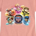 thumbnail image 3 of Paw Patrol The Movie - Mighty Movie Character Group - Toddler & Youth Girls Short Sleeve Graphic T-Shirt, 3 of 6