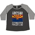 thumbnail image 3 of Inktastic Established February 14, 1912 Arizona Flag Women's Plus Size T-Shirt, 3 of 5