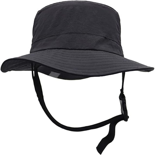 1 sombrero para el sol, banda para el sombrero de surf, correa para la barbilla, sombrero de sol tipo cubo UPF 50+, sombrero de ancho para hombres y mujeres, deportes acuáticos de verano JM Papelería