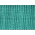 thumbnail image 1 of Ahgly Company Machine Washable Indoor Rectangle Oriental Turquoise Blue Industrial Area Rugs, 2' x 4', 1 of 4