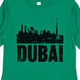 thumbnail image 4 of Inktastic Dubai City Skyline with Grunge Boys or Girls Long Sleeve Toddler T-Shirt, 4 of 5