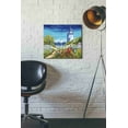 thumbnail image 3 of Epic Graffiti 'Lighthouse Retreat I' by Carolee Vitaletti Canvas Wall Art, 18"x16", 3 of 3