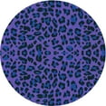 thumbnail image 1 of Ahgly Company Indoor Round Patterned Balloon Blue Area Rugs, 5' Round, 1 of 6