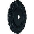 thumbnail image 3 of 32 1/4"OD x 3 5/8"ID x 1 1/8"P Angel Ceiling Medallion (Fits Canopies up to 15 3/4"), Hand-Painted Night Shade, 3 of 7