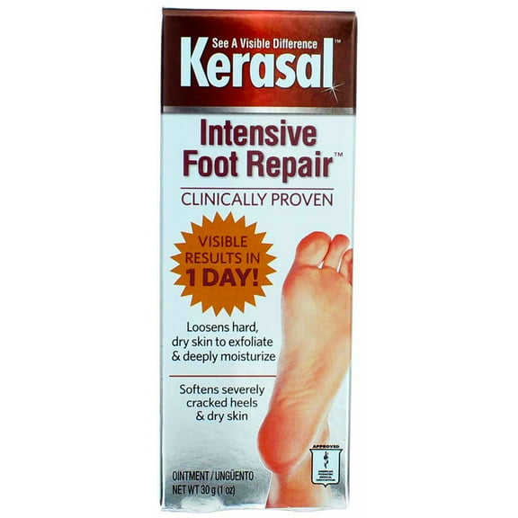 Kerasal Intensive Foot Repair Ointment 1 oz (Pack of 4)
