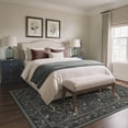 thumbnail image 4 of GENIMO 2'x3' Area Rug for Entryway, Machine Washable Non Slip Low Pile Indoor Door Mat for Front Door Kitchen Bathroom, Soft Modern Art, Dusty Charcoal, 4 of 6