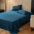 thumbnail image 2 of Thl1134 Cotton Linen Duvet Cover Set Ultra Soft, Comfortable, Solid Color, iPhone 14, 2 of 9