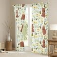thumbnail image 3 of Castle Fairy Kawaii Capybara Blackout Curtains Set of 2 (52x84 Each) for Kids Children,Cartoon Animal Window Curtains,Cute Rainbow Honeybee Curtains and Drapes,Super Cozy Room Decor, 3 of 6