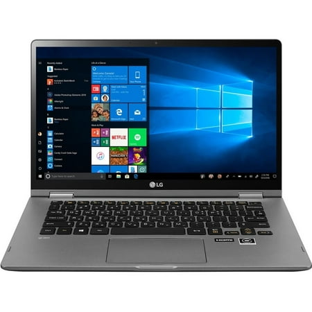 LG gram 14T90N-R.APS7U1 14" Touchscreen 2 in 1 Notebook - Intel Core i7-10510U - 16GB - 512GB SSD - Intel UHD Graphics - Windows 10 Pro - Dark Silver