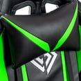 thumbnail image 6 of 450LBS Load RGB Lighted Massage Gaming Chair, High Back Computer Chair with Footrest and Lumbar Support, Height Adjustable Gaming Chair with 360 Degree Swivel Seat and Headrest for Boys Girls Gaming, 6 of 8