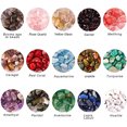 thumbnail image 2 of FlkwoH Cuentas de piedras preciosas irregulares, 10 colores Cuentas de piedras preciosas irregulares, Cuentas de piedra natural Piezas de cristal triturado Cuentas en forma de pepita para la fabricación de joyas de bricolaje, 2 of 5