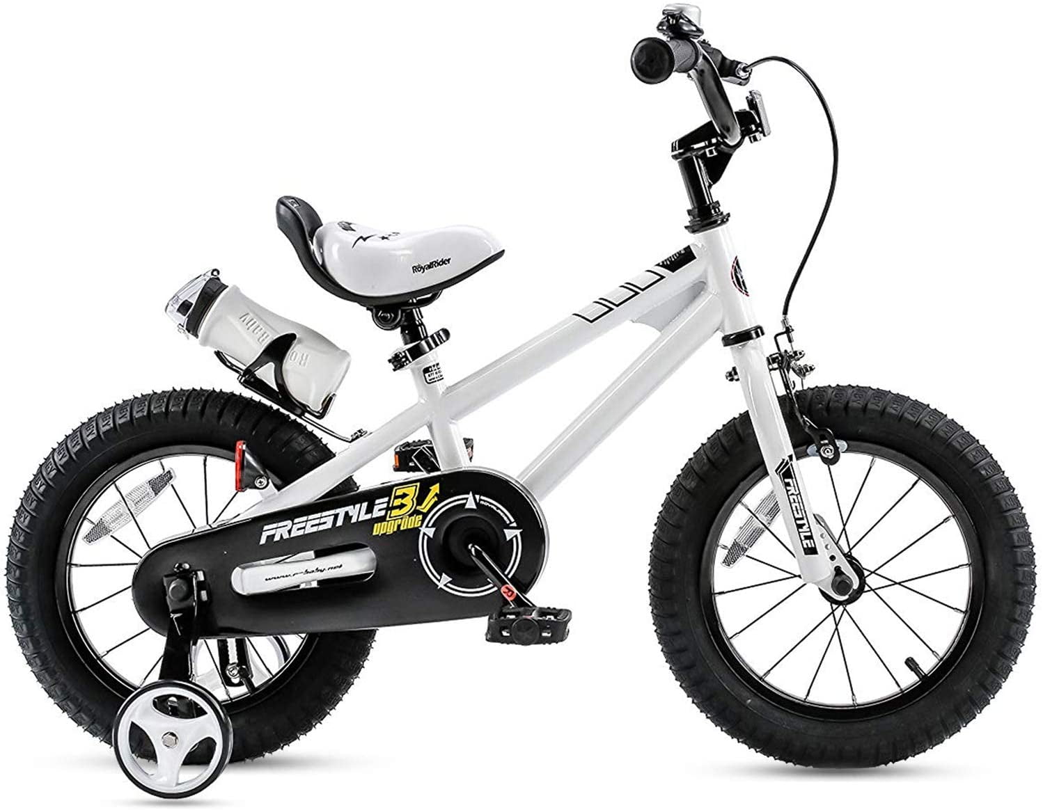 RoyalBaby Kids Bike Boys Girls Freestyle Bicycle14 inch with Training Wheels