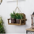 thumbnail image 4 of Cheungs 4957 Wooden Hanging Chair with Double Pot Storage, 4 of 4
