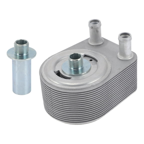 Engine Oil Cooler for Dodge Charger No.4792912AE Transmission Oil Cooler Silver Tone Aluminum Alloy 1 Pc