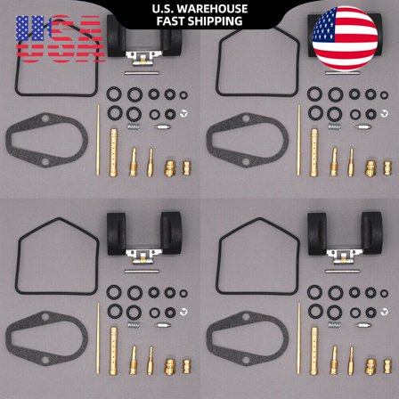 Carburetor Rebuild Kit - 4 Piece for Honda CB500K CB500 Four 1971-1973 – Complete Set with Gaskets and Jets