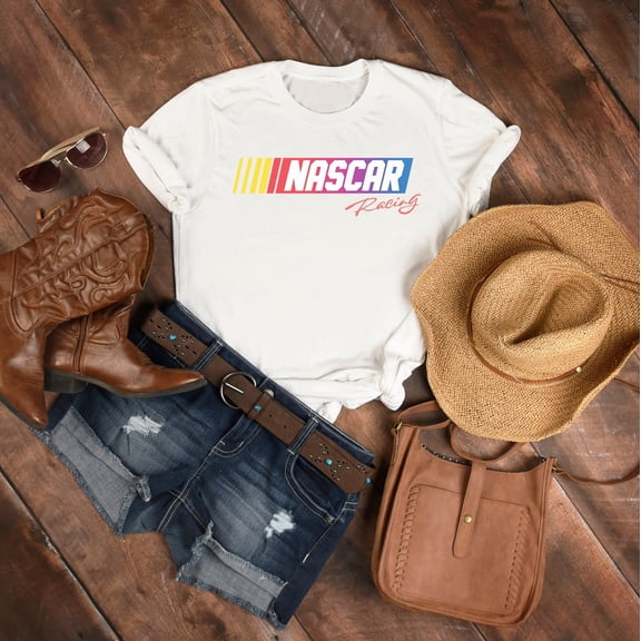 Nascar Racing shirt, Womens Raceday Tshirt, Nascar Fan, Nascar Racin' tee, Nascar Vintage shirt, Retro 70s Nascar t-shirt, Ready for Raceday