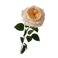 thumbnail image 2 of Ramo de rosas artificiales para centro de mesa, rosa realista hidratante Amarillo claro, 2 of 9