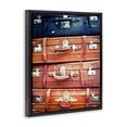 thumbnail image 4 of Stupell Industries Varied Stacked Suitcases Novelty Photography Black Floater Framed Art Print Wall Art, 17 x 21, 4 of 10