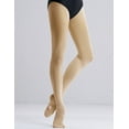 thumbnail image 2 of Daydance Footless Soft Breathable Dance Tights, Tan, 60D, 2 Pairs, 2 of 6