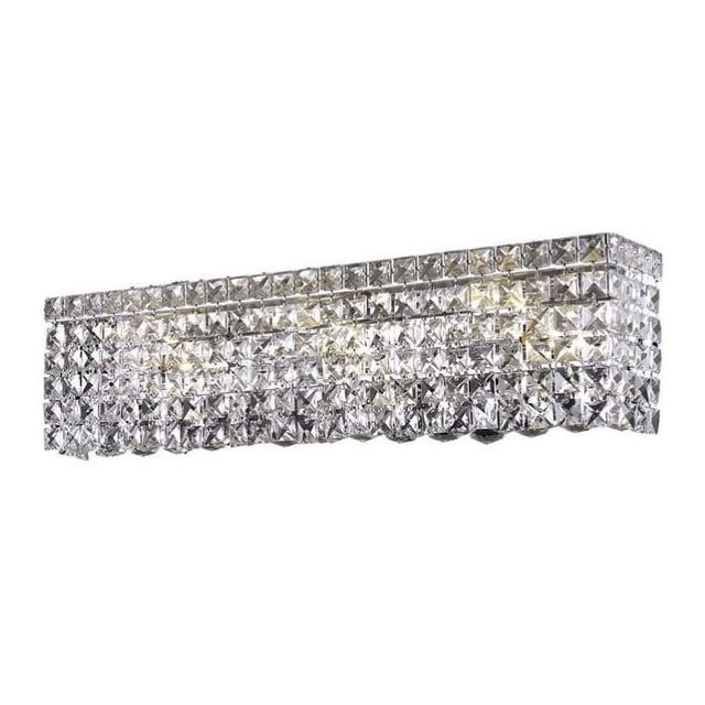 Elegant Lighting Maxime 26" 6 Light Royal Crystal Vanity Lighting