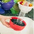 thumbnail image 3 of Hutzler 3-in-1 Berry Bowl Keeper, Colander & Container, Keeps Berries Fresh Longer, 1 Quart Capacity, Green, 3 of 3