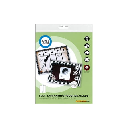 3L Home/Hobby Self Laminating Pouch 8.28x5.75 3pc