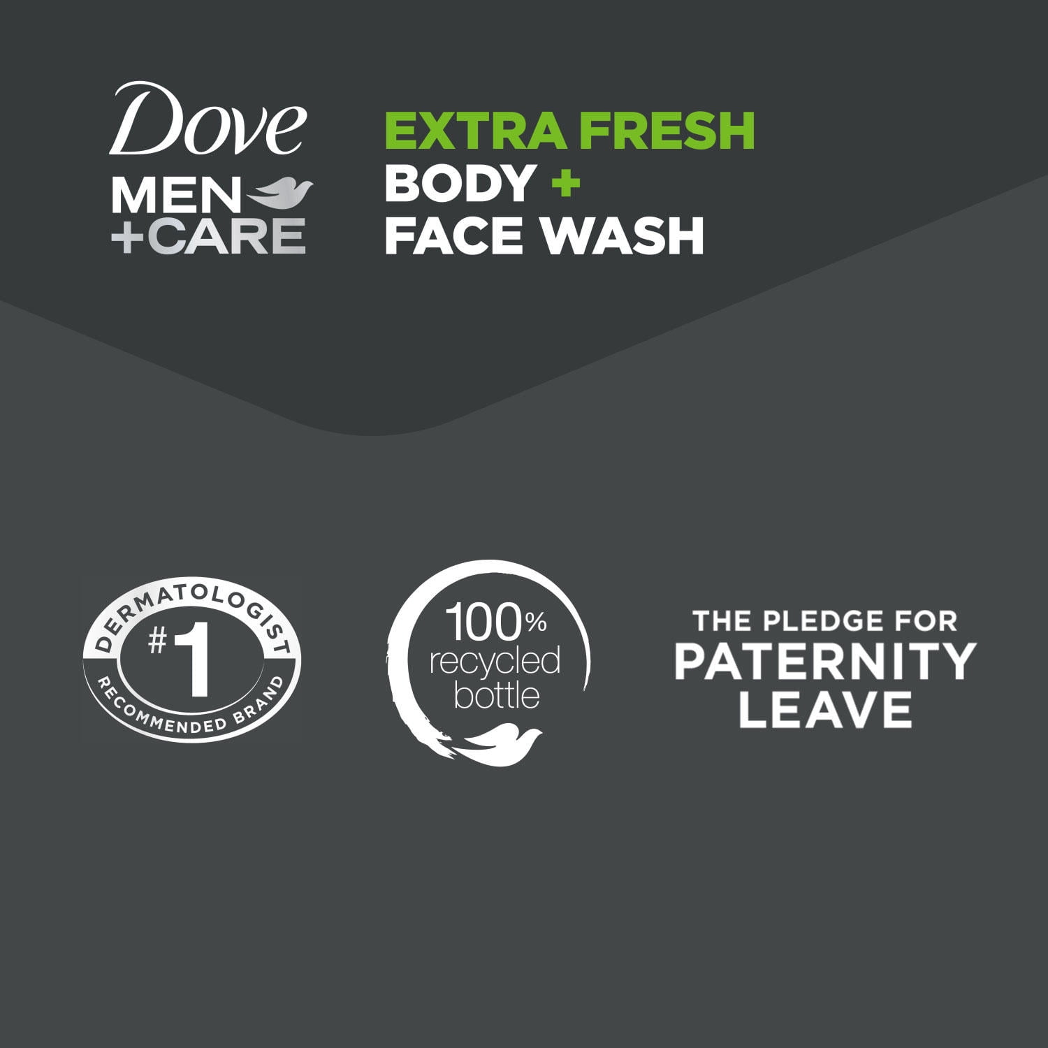 Dove Men+Care Body and Face Wash, Extra Fresh (18 oz., 3 pk.)