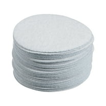 50 Pcs 3-Inch Aluminum Oxide White Dry Hook and Loop Sanding Discs 400 Grit