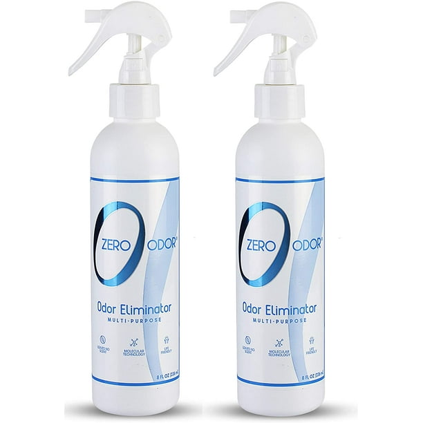 Zero Odor MultiPurpose Household Odor Eliminator, Trigger Spray, 8oz Two Pack