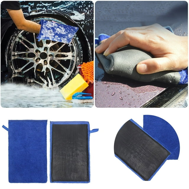 Brosse de Nettoyage Catégorie de Produits 2 Gants de Detailing pour Voiture pour Serviettes en Argile Gants de Lavage Réutilisables pour Argile Fine Ensemble d'Outils de Nettoyage 2 Pcs Comprenant un design de Gants en Argile Polyvalent pour l'Automobile