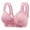 A-Light Pink188, variant on Daisy Bras For Older Women Front Closure Seamless Support Half Fixed Cup Breathable Convenient Comfy Soft Everyday Bras