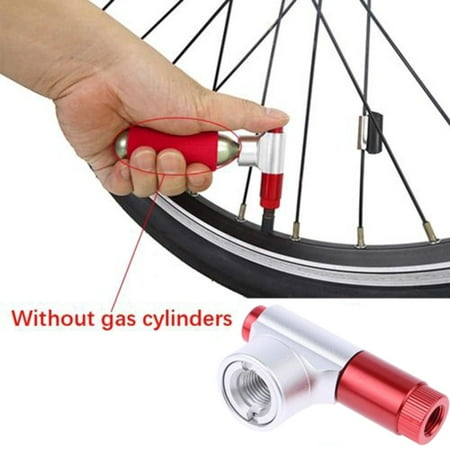Portable Bike Bicycle Tire Air CO2 Inflator Pump Valve Head Presta /