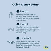Serta Signature Dual Sided 5 Crib /Toddler Mattress in a Box, GREENGUARD Gold, Firm Plant-Based Foam