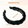 thumbnail image 2 of Solid Wide Headbands Non-slip Fashion Black Hair Hoop 1.18inch Wide for Girl Women, 2 of 7