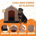 thumbnail image 2 of Casa para Perro de Plástico Poli Pets Raza Grande Resistente Exterior, 2 of 7