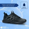 thumbnail image 3 of Shoes For Crews Heather II, Women's Slip Resistant Work Shoes, Water Resistant, Black, 3 of 5