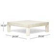 thumbnail image 2 of Kaena Acacia Wood Outdoor Coffee Table, Light Gray Wash, 2 of 3