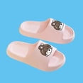 thumbnail image 6 of Womens Cute Cartoon EVA Slide Sandals Non-Slip Platform Cushioned Comfort Shoes for Pool Beach Indoor Outdoor Pink,Size 3.5-5, 6 of 8