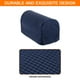 thumbnail image 5 of Fundas de Apoyabrazos Estiradas Uxcell Antideslizantes para Sillas Sofá Sillones Azul Marino 2 Pcs, 5 of 7