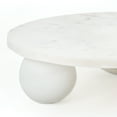 thumbnail image 2 of Regina Andrew 20-1535 Marlow 12" Wide Marble Plate Large - White, 2 of 5