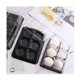thumbnail image 4 of Bandeja de plástico transparente para pasteles de luna, magdalenas, mochis, galletas, embalaje de alimentos, 100 unidades, 6 cavidades, s202412245166, 4 of 5