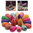 thumbnail image 3 of 10 conos de reflujo, de colores mezclados para yoga, spa, meditación, relajación, baños domésticos., 3 of 9