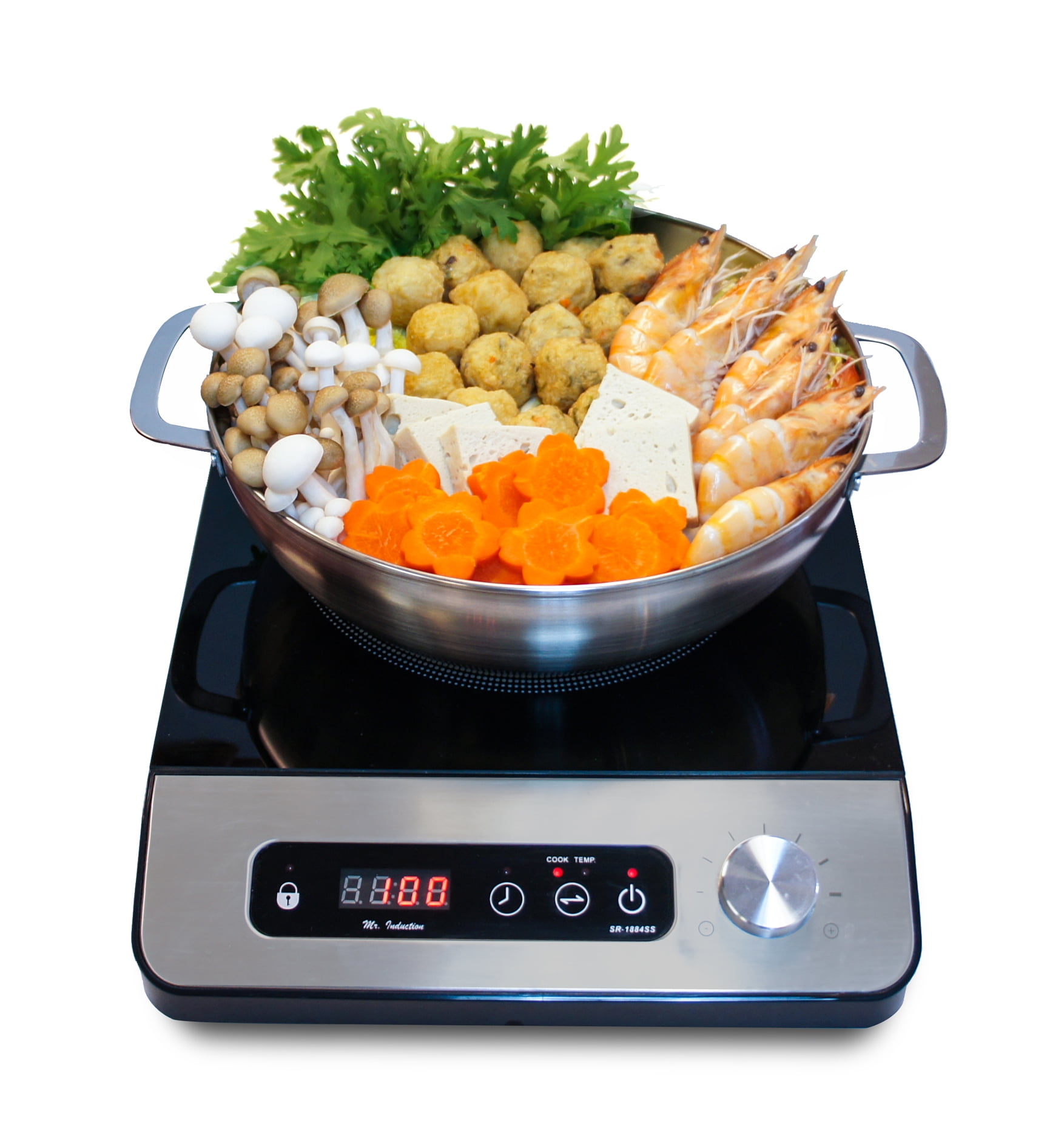 Sunpentown Micro-Induction Cooktop with Knob Control
