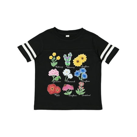 

Inktastic Wild Flower Chart Gift Toddler Boy or Toddler Girl T-Shirt