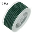thumbnail image 3 of 2 Packs Nylon Thread Twine Beading Cord 4mm Extra-Strong Braided Crafting String 3.2M/10.5 Feet, Dark Green, 3 of 7